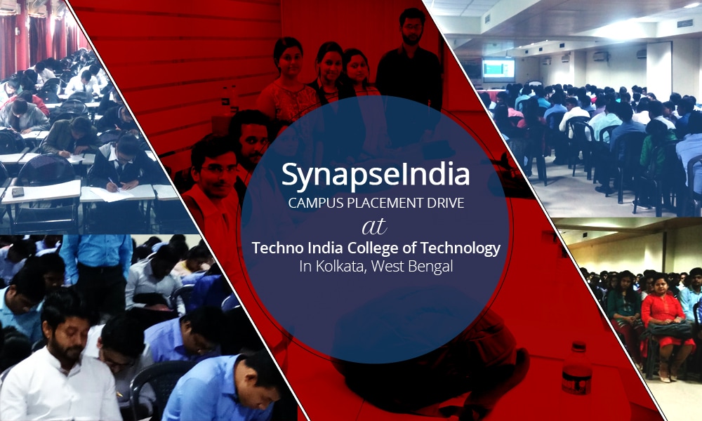 SynapseIndia campus placement drive at TICT, kolkata