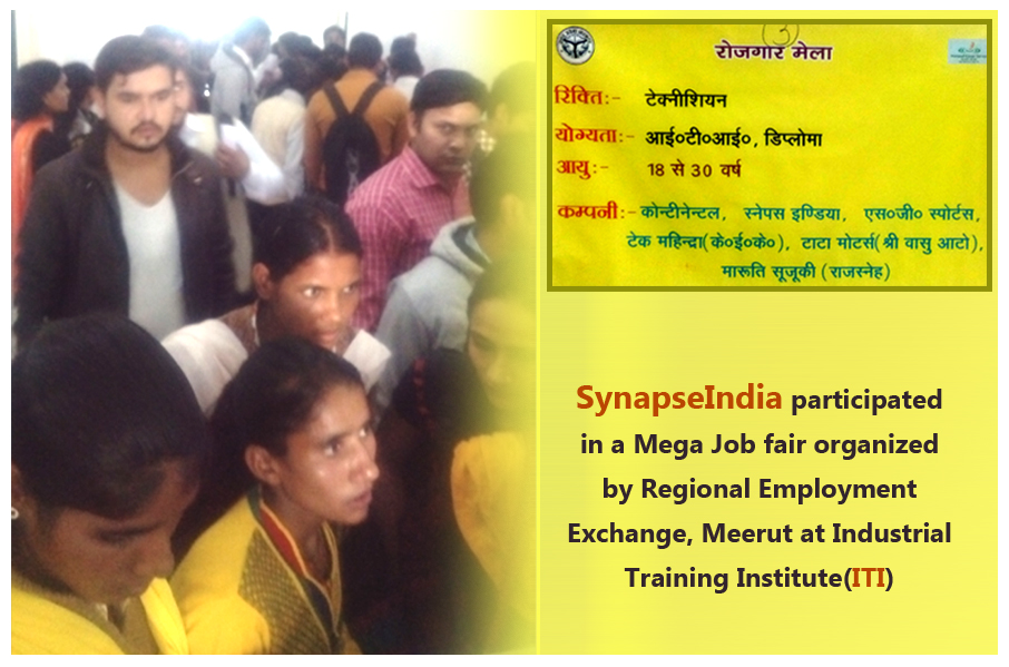 SynapseIndia participated in Mega Job fair at ITI